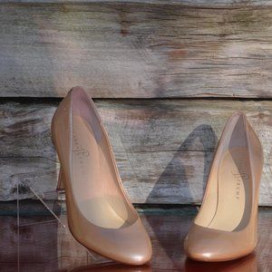 Ivanka Trump Nude Patent Leather Pumps 10M